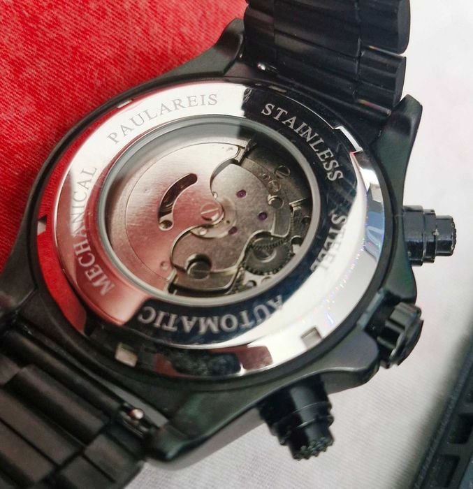 Ceas mecanic-automatic cu data,Tongji,China,metalic,WR,sport,clasic