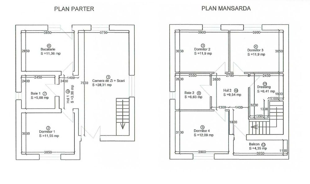 Proprietar, Casa Individuala, 5 camere, 128mp+28mp terasa, teren 400mp