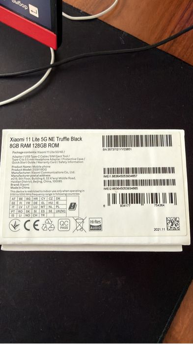 Xiaomi 11Lite 5G NE Truffle Black