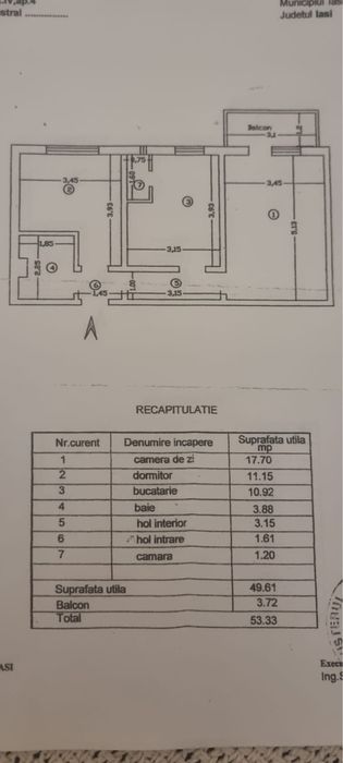Apartament 2 camere decomandat zona Dacia