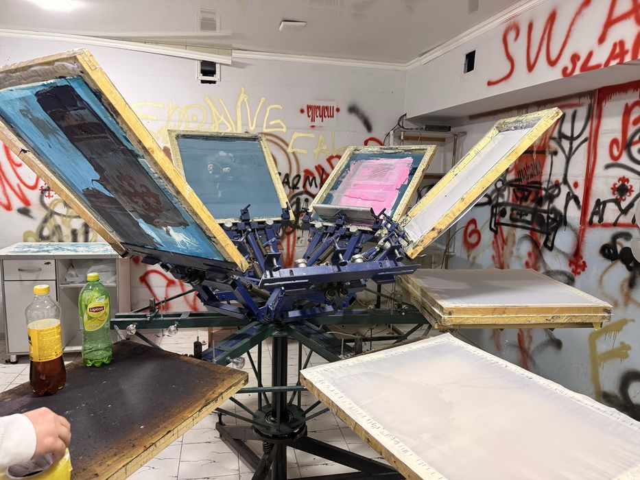 Шелкография, принт на одежде