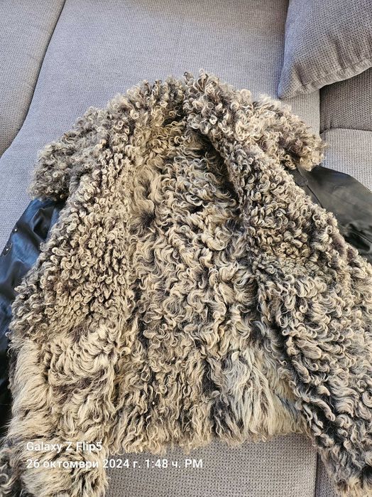 Дамско кожено яке от естествена агнешка кожа