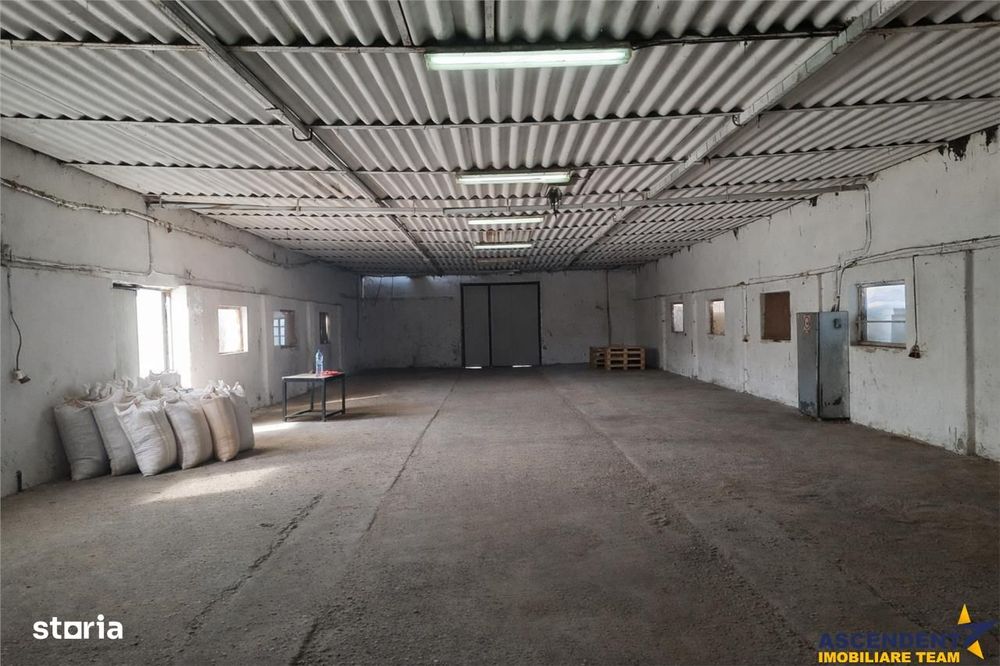 Hala industriala versatila,spatii cazare, platforma betonata,2.300 mp,