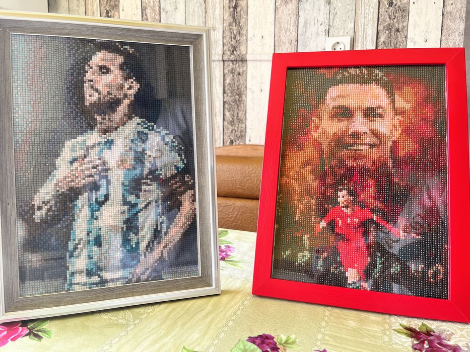 Goblen cu diamante lucrate manual