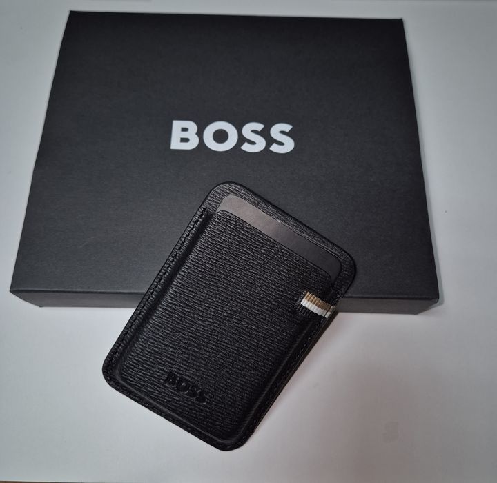 Hugo Boss Калъф за карти Classic Grained, магнитен, за телефон