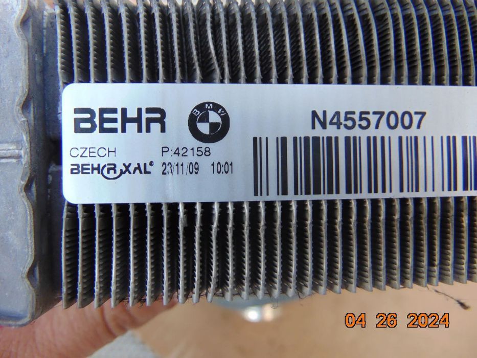 Radiator clima bord BMW f07 seria 5 gt f01 seria 7 f02 f10 f11 cod n4557007