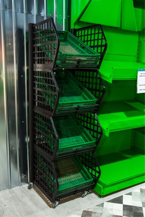 Rafturi legume fructe vrac si cu expunere ladita