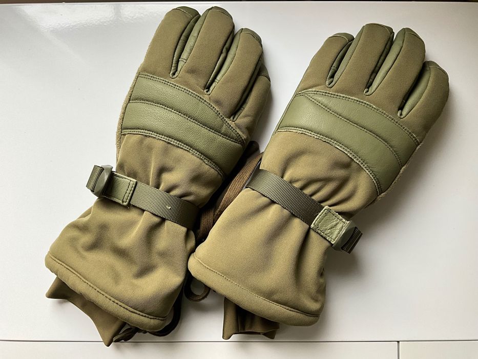 Ръкавици зимни тактически военни с мембрана ECWCS W+R Pro NL ARMY НОВИ