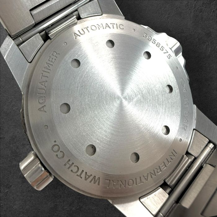 IWC Aquatimer Automatic Black Dial Steel мъжки часовник
