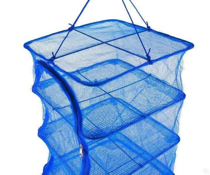 Мрежа за сушене на риба, гъби, плодове и зеленчуци, 50х50х100 см