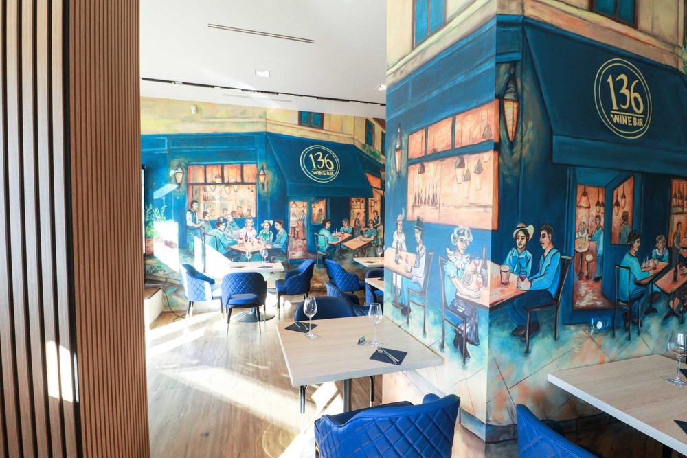 Pictura interior/exterior pe pereti
