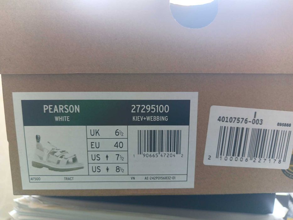 Dr. Martens Pearson Iced Webbing кожени сандали, номер 40, UK 6 и 1/2