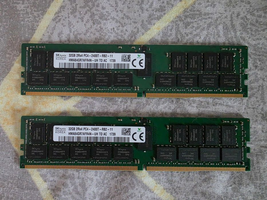 DDR4 16GB / 32GB, RDIMM ECC REG, 2133MHz | 2400MHz, Samsung | SK Hynix