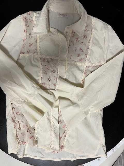 Camasa eleganta, pentru costum dama, marimea M, material mixed
