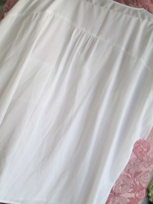 bluza alba de vara XXXL