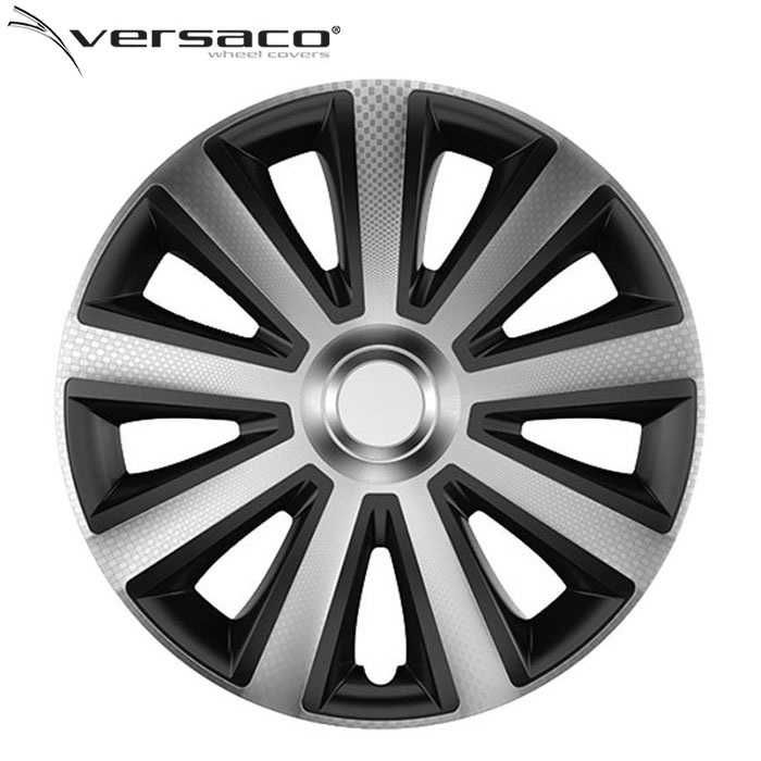 Тасове за джанти Versaco Carbon Aviator – Silver / Black