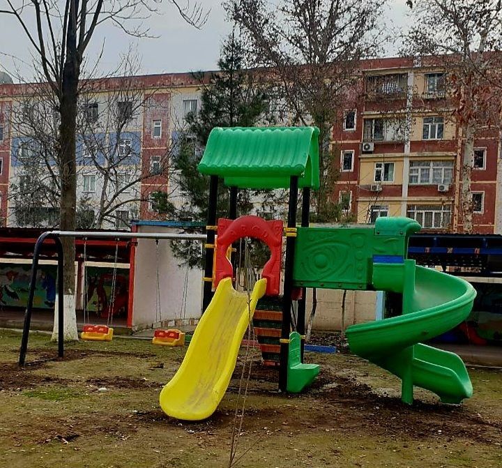 Детская  игровая площадка с качелями PS 4001