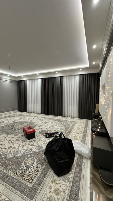 ГОТОВЫЕ ШТОРЫ по 800.000 тыс. сум  в комплекте ПЛОТНЫЕ ПОРТЕРЫ И ТЮЛЬ