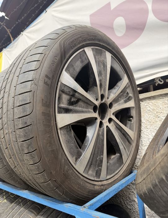 Set Roti 18 Originale Mercedes E-Class W213 + Senzori TPMS + Anvelope Goodyear 245/45 R18