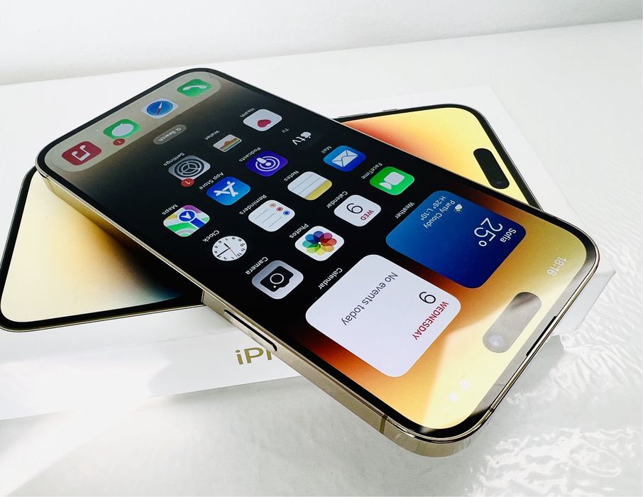 Apple iPhone 14 Pro 256GB Gold 100% Батерия! Гаранция!