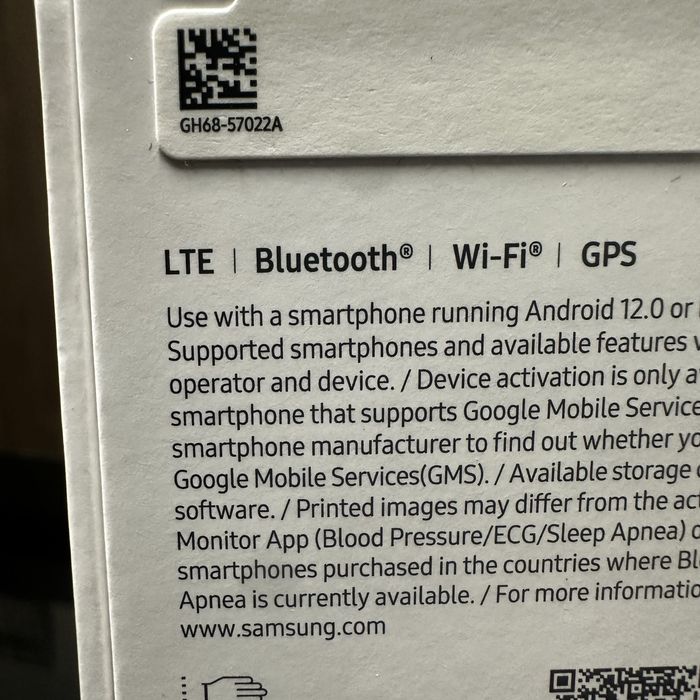 Нов! 2г Гаранция! Samsung Galaxy Watch 8, 40mm LTE L325, Silver,Graphi