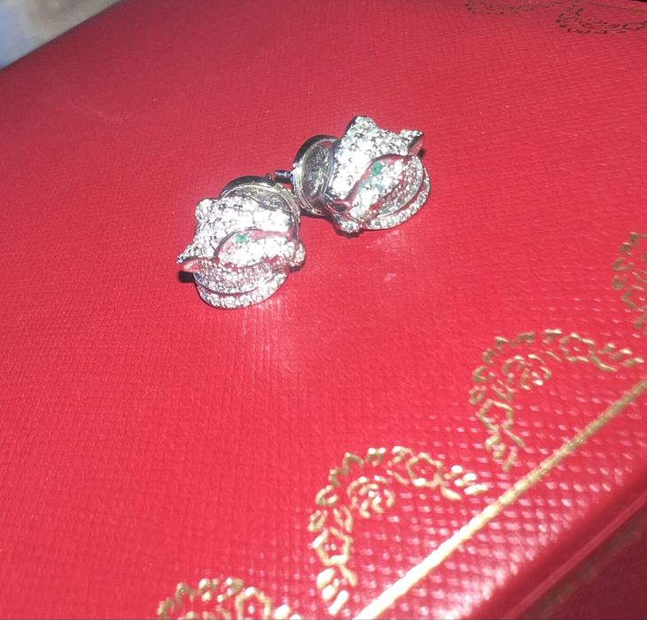 Cartier Panther обеци