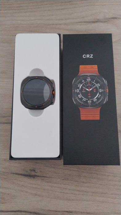 Smartwatch CRZ S7, ecran AMOLED, apeluri Bluetooth, IP68, 47mm