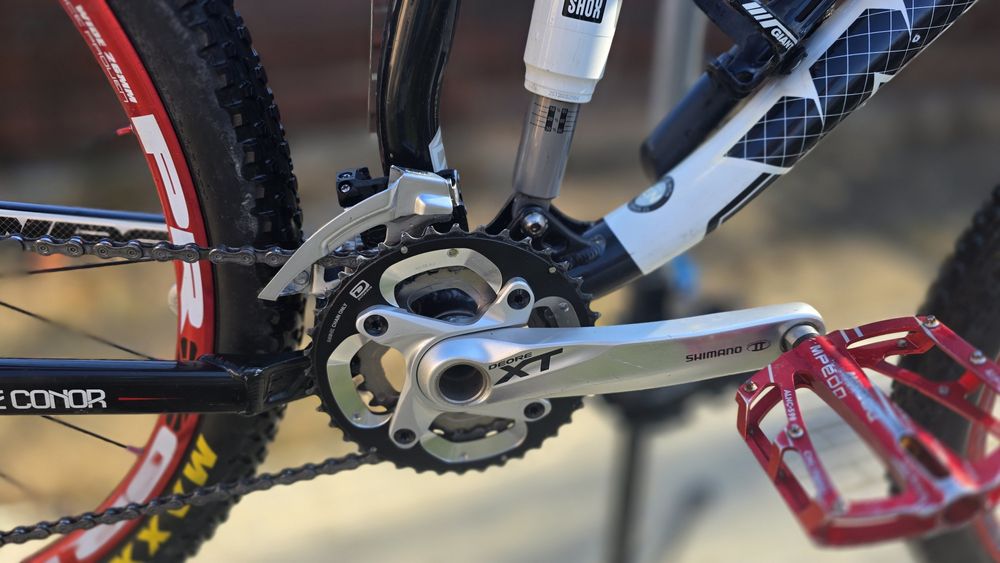 Bicicleta mullet WRC full suspension downhill