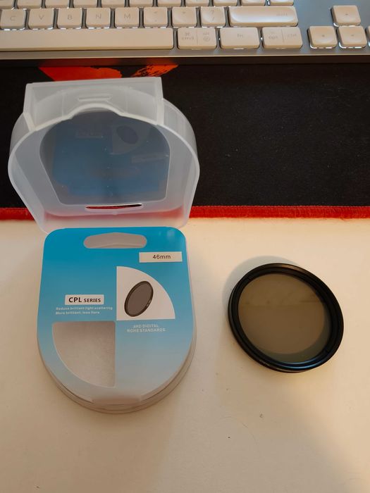 Filtru foto video CPL 37mm nou filet