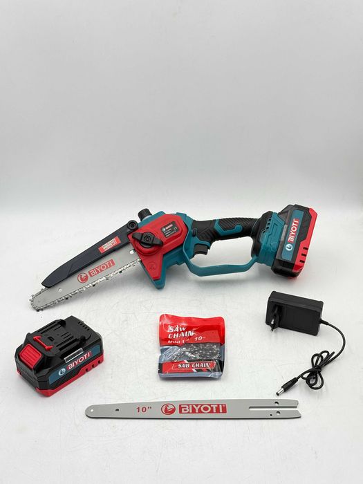 Цепная пила Ubay UB-208BL | АКБ 20 В | 8 и 10 дюймов | 2 аккумулятора