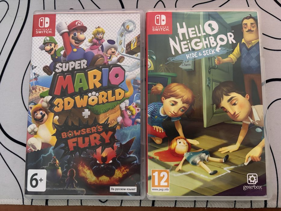 Nintendo Switch OLED + 3 картриджа