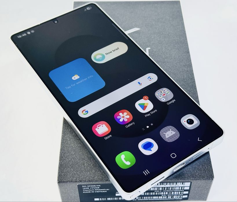 Samsung S25 Ultra 5G 256GB 12RAM Whitesilver 100% Батерия! Гаранция!