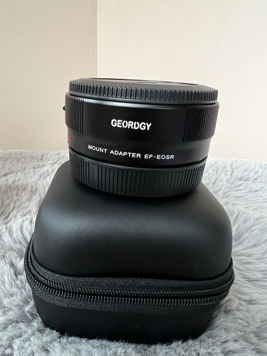 Продавам адаптер Geordgy Canon EF – EOS R, чисто нов
