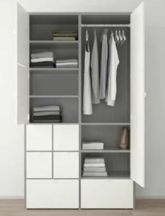 Шкаф IKEA 122х59х216 visthus