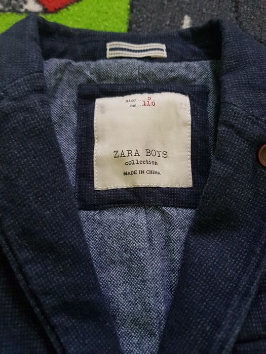 Lot 110 - sacou baieti zara + camasa h&m