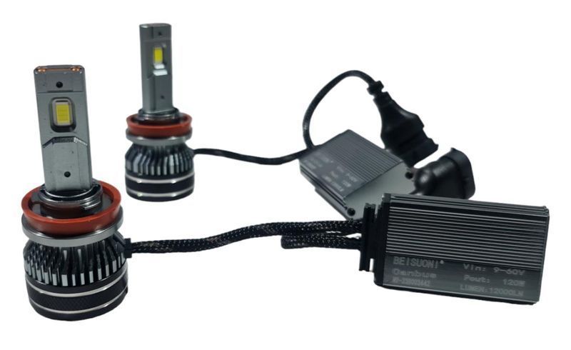 Лед крушки N9 за фарове Н11 ВИСОК клас CANBUS,Мощни /120W