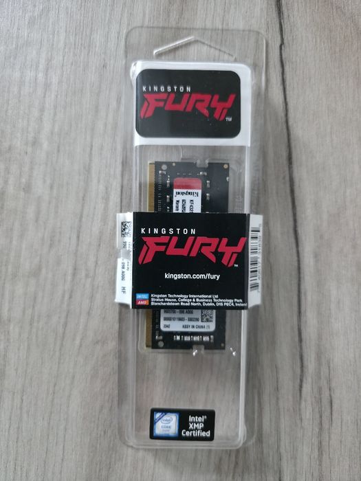 Memorie RAM 16GB laptop KINGSTON Fury Impact Black, 16GB DDR4, 3200MHz, CL20
