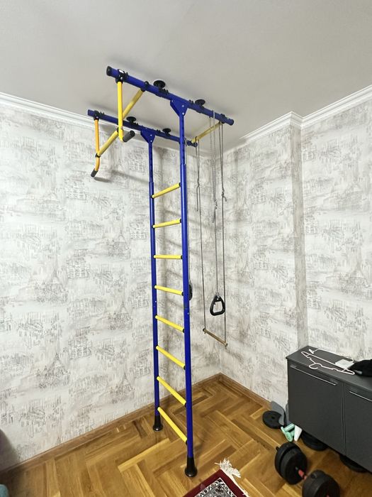 Шведская лестница с турником