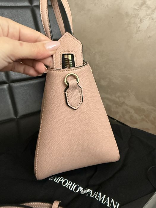 Чанта Emporio Armani Сафиано кожа