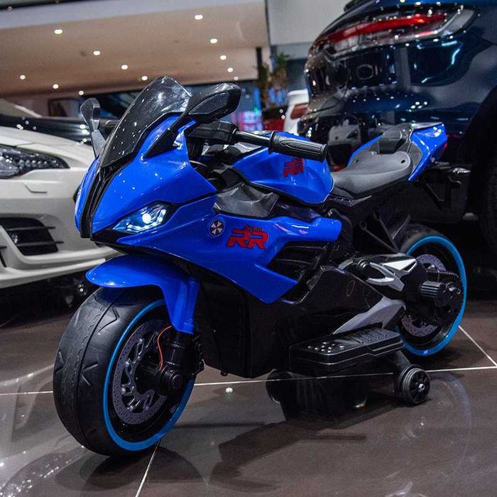 Motocicleta electrica pt copii Kinderauto B919 2x 45W, 12V 12Ah Blue