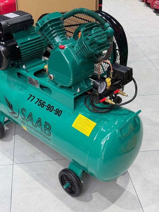 100 litr 10 bar поршневой воздушный компрессор SAAB havo kompressor