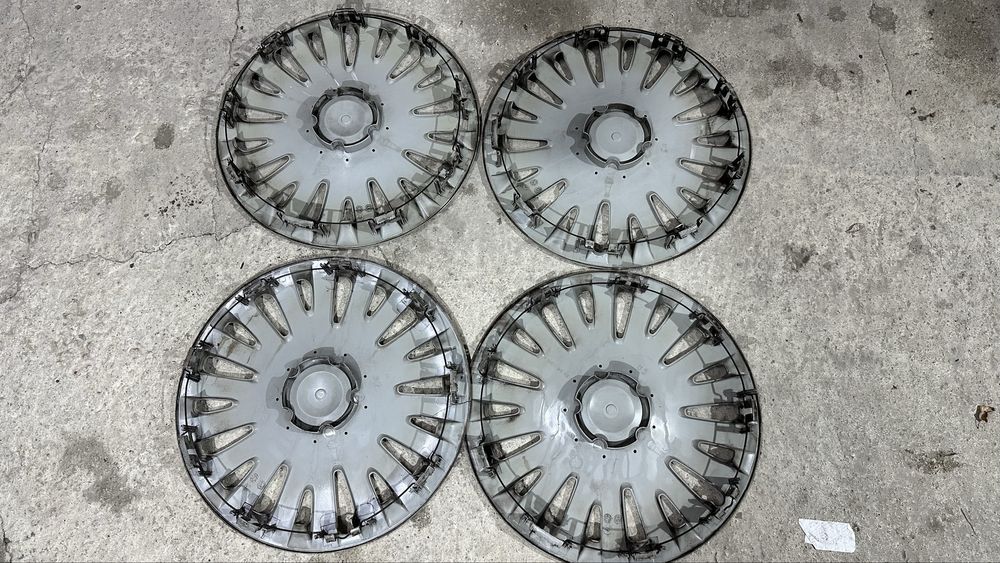 Железни джанти 16 5х112 + оригинални тасове VW