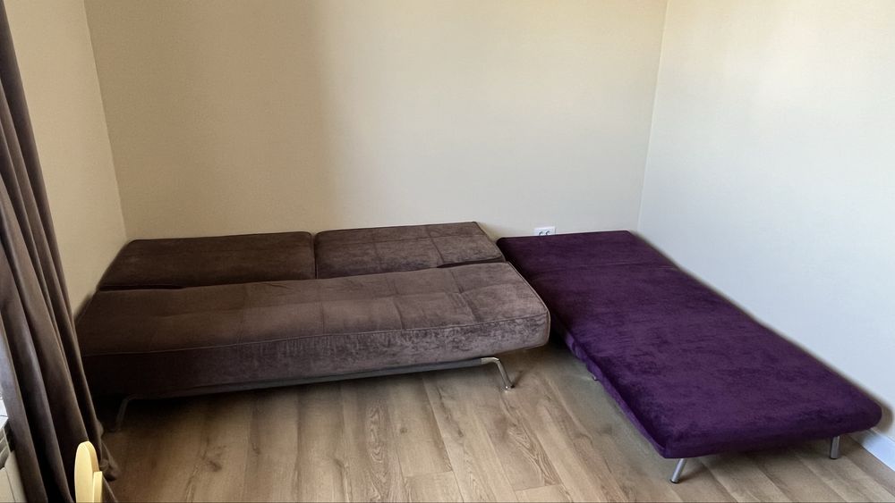 Set Mobexpert - canapea extensibila plus fotoliu extensibil, huse lavabile