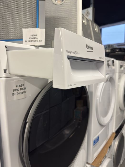 Uscător de rufe cu pompă de căldură Beko Pro Ironfinish B5T4824IF