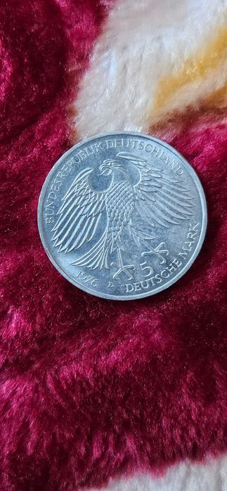 5 deuschemark de argint