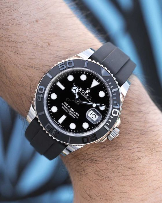 rolex yacht-master 42mm каучук