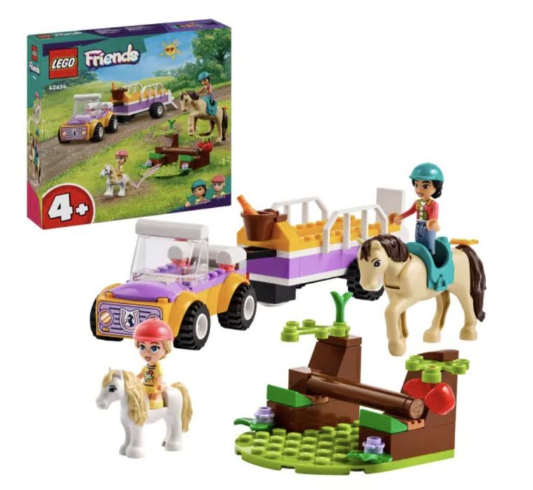 LEGO Friends Ремарке за кон и пони 42634