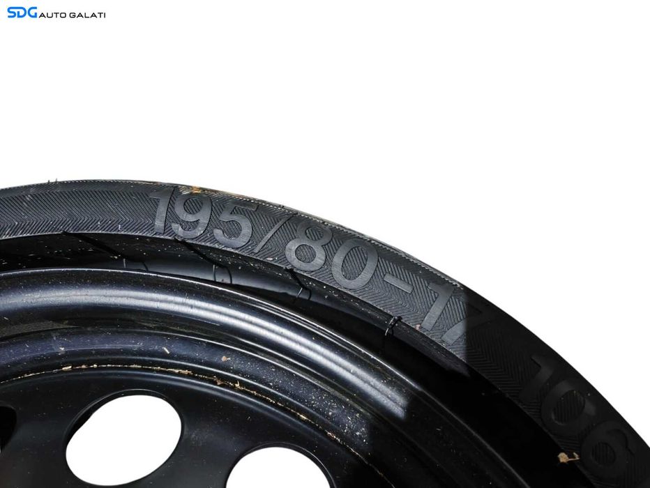 Roata Janta Rezerva Slim 5x120 195 80 R17 17 Volkswagen Touareg 2.5 TDI 2003 - 2010 Cod 7L6601027B [L2857]
