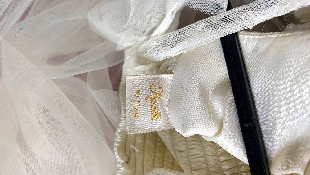 Белое платье для девочки