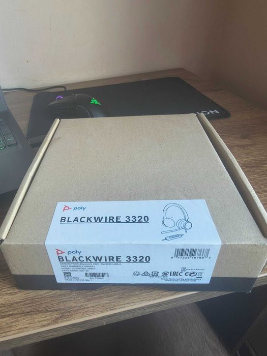 Нови слушалки с микрофон HP Poly Blackwire 3320